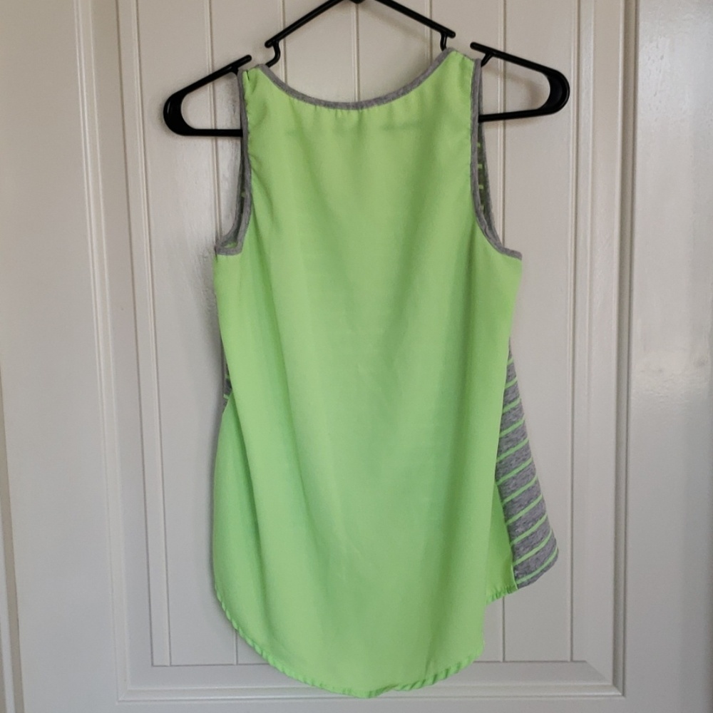 Neon-Green/Gray Tank - Picture 4 of 6